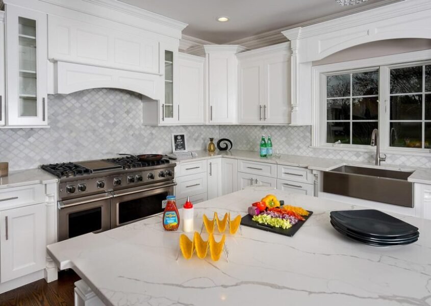 White Saker Kitchen Cabinetry