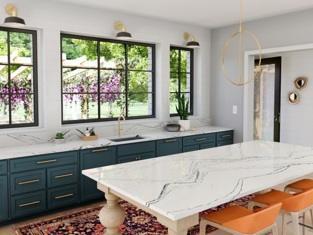 Cambria quartz countertop kitchen
