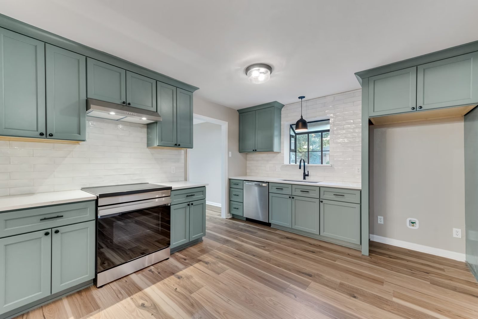 J and K Cabinetry Sage E3 kitchen